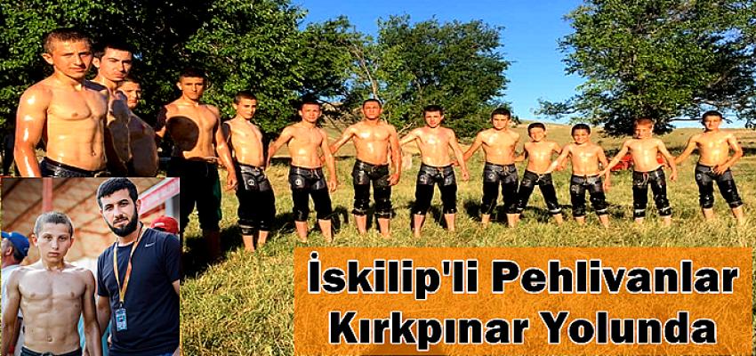 Belediye İskilip Spor güreşçileri Kırıkpınar'a hazır